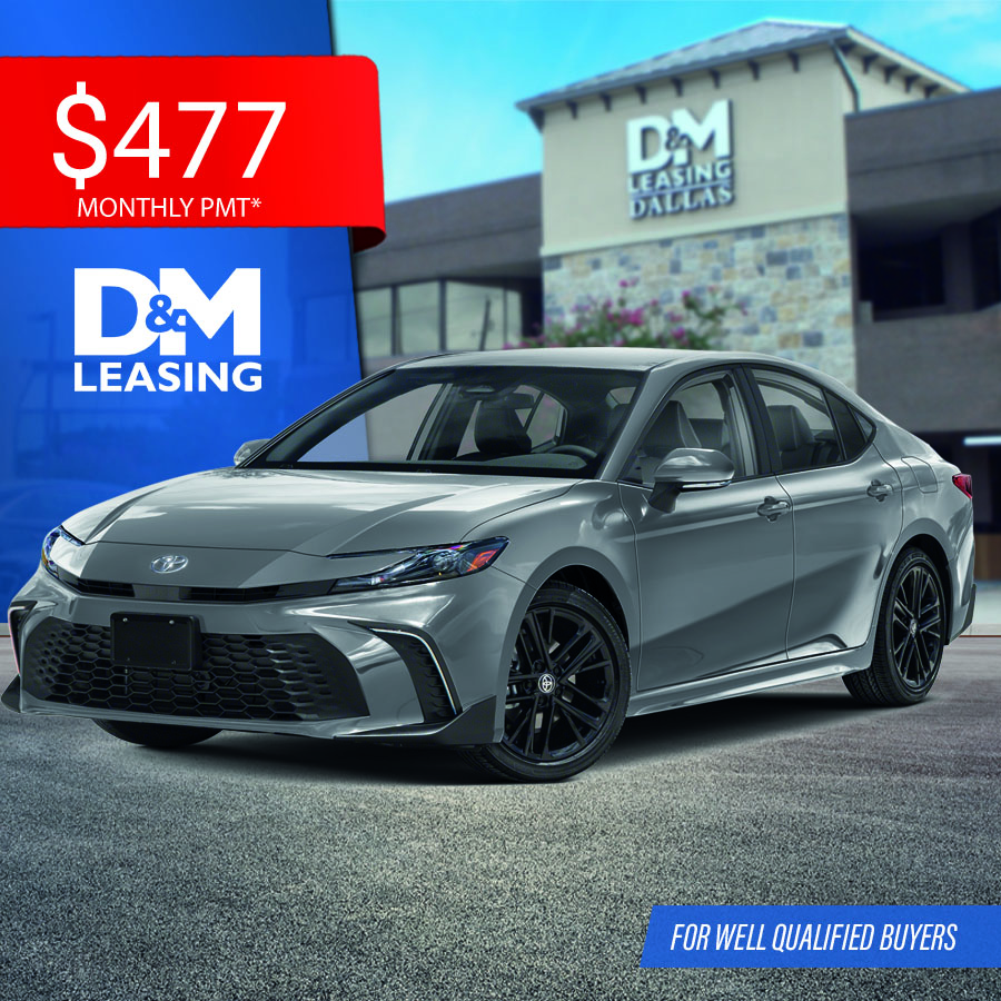 Aerodynamic profile of the 2026 Toyota Camry Hybrid SE sedan featuring aggressive, dark trims from the Blackout Package.