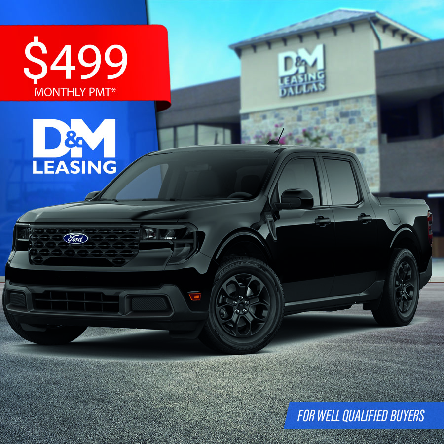 Highly versatile 2026 Ford Maverick XLT AWD compact pickup truck showcasing the sleek dark trim of the Black Appearance Package.